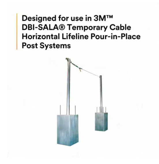 3M DBI-SALA SecuraSpan Pour-in-Place HLL Concrete Sleeve 7400201 from GME Supply